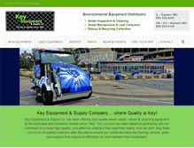 Tablet Screenshot of keyequipment.com